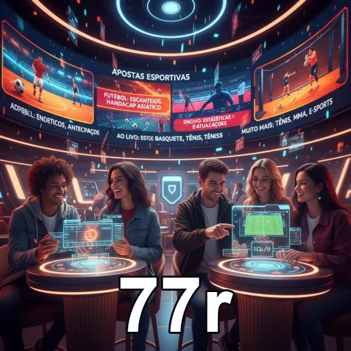 Ilustração de Explore os slots e VIP no 77r com pagamentos rápidos