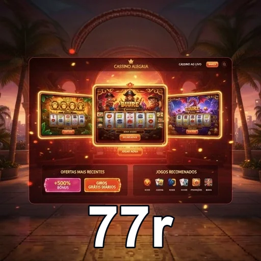 Ilustração de Explore jogos online no 77r: diversão e segurança garantidas