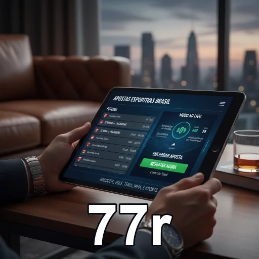 Ilustração de Explore as Promoções e Saques Rápidos da 77r